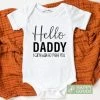 Merkloos Happy Goodz Shop Baby Romper Papa Can't Wait To Meet You, Daddy To Be, Zwangerschapsaankondiging / Bekendmaking, Aanstaande Vader/papa Zwanger, 100% Katoen, Kraam Cadeau, Vaderdag, Rompertje Met Tekst, Aanstaande Papa Ouders|0-3 Maanden -Telano-winkel 550x614 1