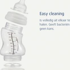 Difrax - S-Fles Natural - Babyfles Bruin- 0+ Maanden - 170ml -Telano-winkel 550x617 4