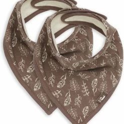 Jollein Slab Bandana Meadow - Chestnut - 2 Stuks