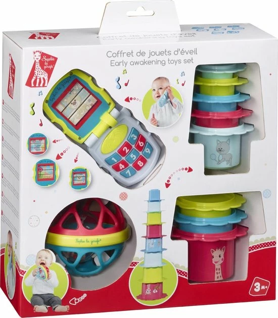 Sophie De Giraf - Cadeauset - Early Learning Toys Set 1 Sophie De Giraf - Cadeauset - Early Learning Toys Set