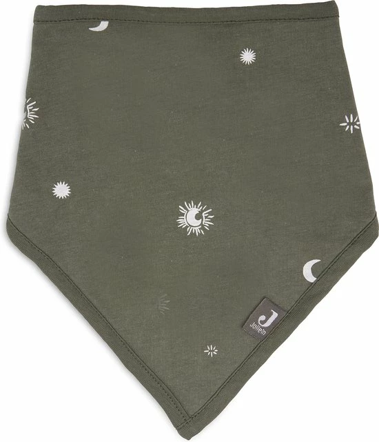 Jollein Slab Bandana Stargaze - Leaf Green - 2 Stuks 2 Jollein Slab Bandana Stargaze - Leaf Green - 2 Stuks - Afbeelding 2