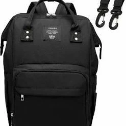 LEQUEEN - Luiertas Rugzak - Baby Tas - Luiertas Rugzak Zwart