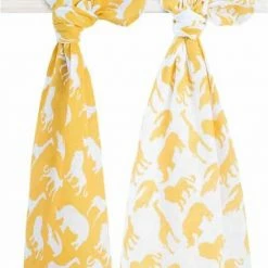 Jollein Hydrofiel Multidoek Safari 115x115cm - Ocher - 2 Stuks -Telano-winkel 550x650 2