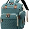 Zain & Zaki Luiertas Rugzak - Groen - Gratis Speenhouder - Inclusief Isoleervak - Kinderwagenhaken En Waterproof -Telano-winkel 550x659 6