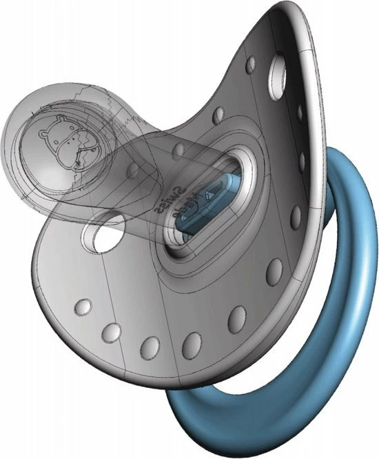 Bibi Happiness Glow In The Dark Dental Fopspeen 16 Maanden Plus Blauw 9 Bibi Happiness Glow In The Dark Dental Fopspeen 16 Maanden Plus Blauw - Afbeelding 9