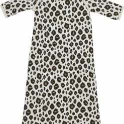 Meyco Leopard Winter Baby Slaapzak Afritsb. Mouw Gevoerd - Sand Melange - 70cm -Telano-winkel 550x666 2