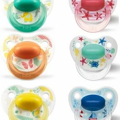 Bibi Happiness Favourites + Play With Us Dental Fopspeen 6 Stuks 16 Maanden Plus Voordeel Verpakking - 6 Stuks