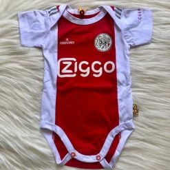 Merkloos New Limited Edition AJAX Soccer Romper HOME Jersey 100% Cotton | Size S | Maat 62/68