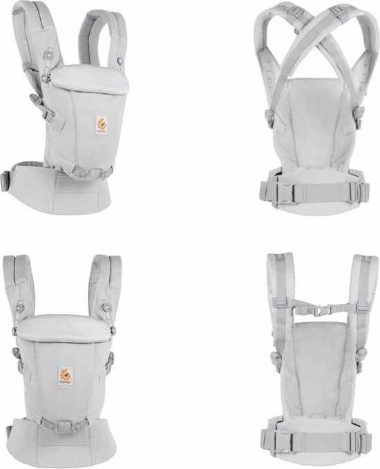 Ergobaby Draagzak Adapt Soft Touch Cotton Pearl Grey 2 Ergobaby Draagzak Adapt Soft Touch Cotton Pearl Grey - Afbeelding 2