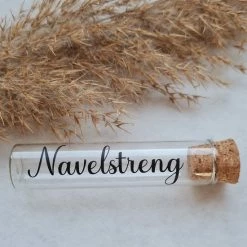 Precious Beauty And More Mint11 - Navelstreng Bewaarbuisje - Reageerbuisje - Kraamcadeau - Gepersonaliseerd Cadeau - Babyshowercadeau