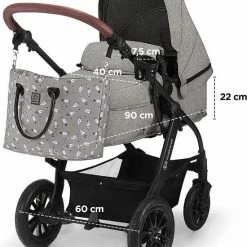 Kinderkraft XMoov 3 In 1 Kinderwagen - Inclusief Autostoel - Grey 39 Kinderkraft XMoov 3 In 1 Kinderwagen - Inclusief Autostoel - Grey -Telano-winkel 550x682