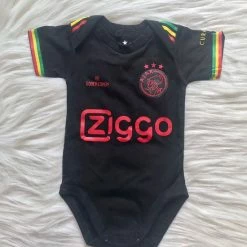 Merkloos Limited Edition AJAX Soccer Romper 3rd Bob Marley Jersey 100% Cotton | Size M | Maat 74/80