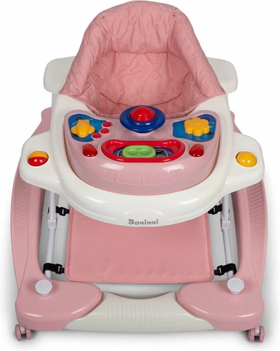 Baninni Loopstoel Classic 2-in-1 Pastel Pink 10 Baninni Loopstoel Classic 2-in-1 Pastel Pink - Afbeelding 10