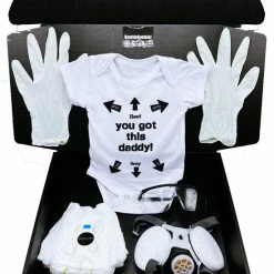 Handgemaakt Kraamcadeau -Papa's Eerste Hulp Box - Kraamkado - EHBO Paniek Box - Ook Rechtstreeks Te Versturen Als Cadeau -Telano-winkel 550x700