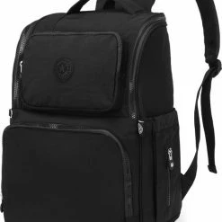 Bagwise - Luiertas - Rugzak - Verzorgingstas - Baby Rug Tas - Diaper Backpack - Unisex - Crinkle Nylon - 25 LT - Zwart - -Telano-winkel 550x702 2