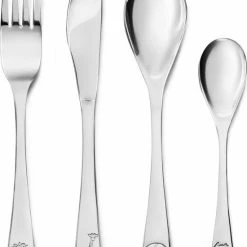 Zilverstad Kindercouvert Nijntje Dierentuin 4-delig + NAAMGRAVURE