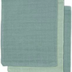 Jollein Baby Hydrofiel Monddoekje Bamboe Katoen - Ash Green - 3 Stuks