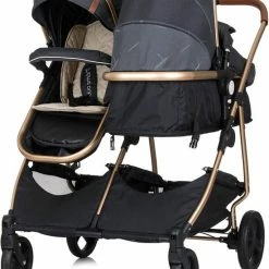 Duo Kinderwagen Chipolino Duo Smart Zwart, Incl. Luiertas