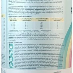 Pure Goat Company - Volledige Zuigelingenvoeding 1 - 800 Gram 21 Pure Goat Company - Volledige Zuigelingenvoeding 1 - 800 Gram -Telano-winkel 550x729 2
