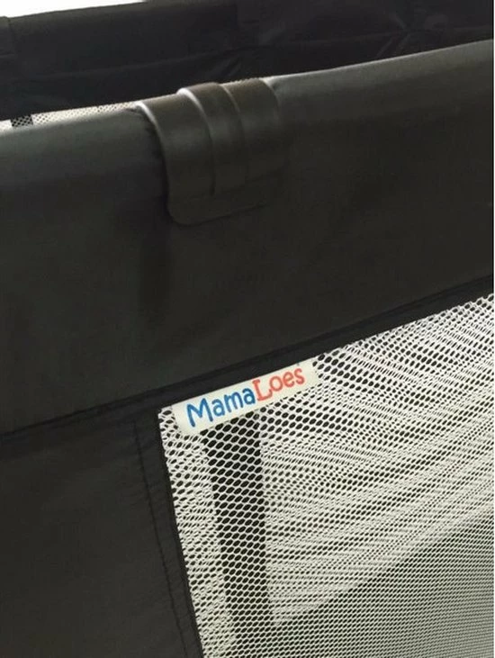 Ding Deluxe Inklapbare Box - Babybox - Zwart - Incl. Bodemverhoger 9 Ding Deluxe Inklapbare Box - Babybox - Zwart - Incl. Bodemverhoger - Afbeelding 9