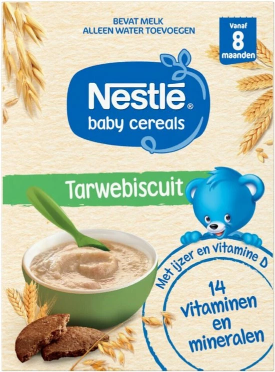 Nestlé Baby Cereals Tarwebiscuit - Baby Pap - Vanaf 8 Maanden - 9 Stuks - Totaal 45 Porties 8 Nestlé Baby Cereals Tarwebiscuit - Baby Pap - Vanaf 8 Maanden - 9 Stuks - Totaal 45 Porties - Afbeelding 8