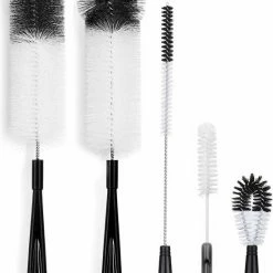 Wonix - Flessenborstel Set - Flessenreiniger - BPA Vrij - Voor Alle Oppervlakken - 5 Stuks