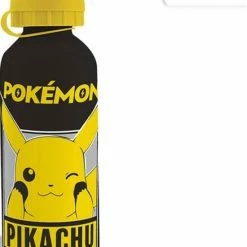 Pok?mon Pokemon Aluminium Fles - 500 Ml - Pikachu Zwart