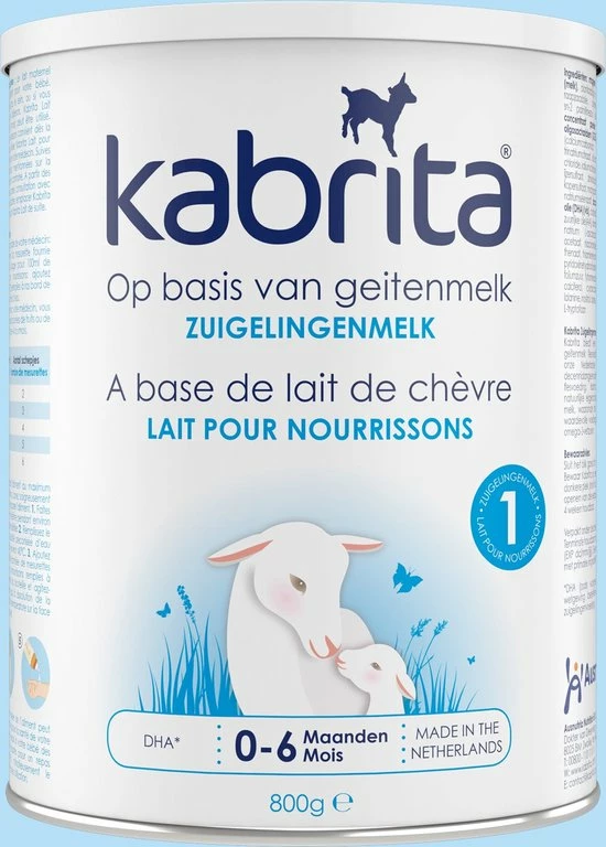 Kabrita 1 Zuigelingenmelk - Zuigelingenvoeding 0-6 Maanden - 800g 3 Kabrita 1 Zuigelingenmelk - Zuigelingenvoeding 0-6 Maanden - 800g - Afbeelding 3