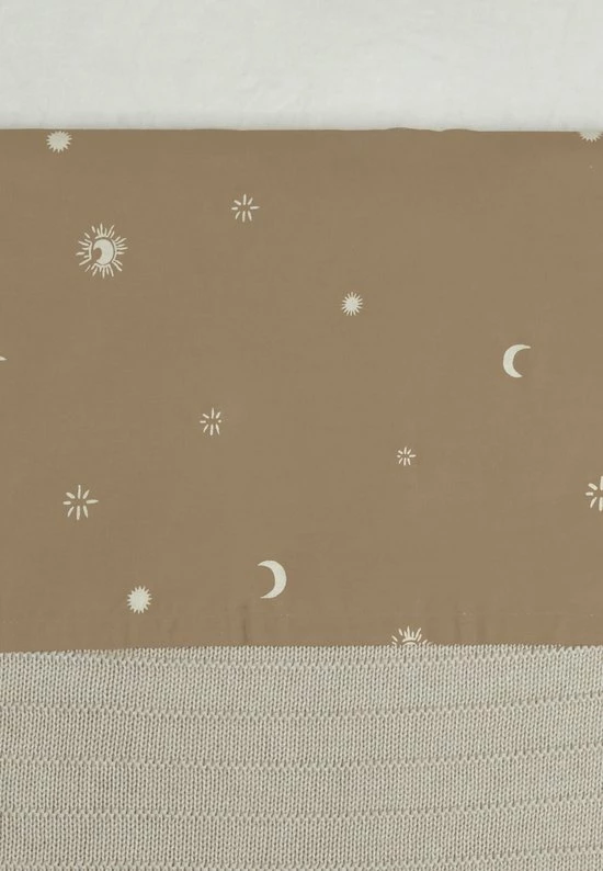 Jollein Baby Laken Ledikant 120x150cm Stargaze - Biscuit 3 Jollein Baby Laken Ledikant 120x150cm Stargaze - Biscuit - Afbeelding 3