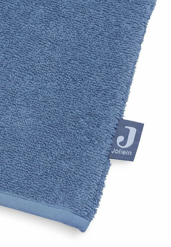 Jollein Baby Washand Badstof - Jeans Blue 5 Jollein Baby Washand Badstof - Jeans Blue - Afbeelding 5