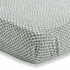 Jollein Baby Hoeslaken Ledikant Jersey 60x120cm Snake - Ash Green -Telano-winkel 550x794 7