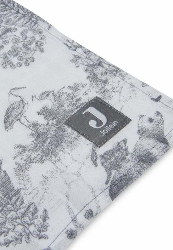 Jollein Hydrofiele Doek 115x115cm Pimpelmees - Forest Animals 4 Jollein Hydrofiele Doek 115x115cm Pimpelmees - Forest Animals - Afbeelding 4