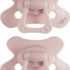 Difrax Fopspeen 6+ Maanden Natural Speen - Roze/Blossom - 2 Stuks -Telano-winkel 550x806