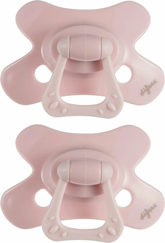 Difrax Fopspeen 6+ Maanden Natural Speen - Roze/Blossom - 2 Stuks 1 Difrax Fopspeen 6+ Maanden Natural Speen - Roze/Blossom - 2 Stuks