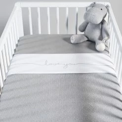 Jollein Baby Laken Wieg 75x100cm Love You - Grey -Telano-winkel 550x823 30