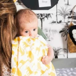 Jollein Hydrofiel Multidoek Safari 115x115cm - Ocher - 2 Stuks -Telano-winkel 550x823 52