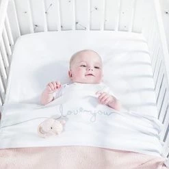 Jollein Baby Laken Wieg 75x100cm Love You - Grey -Telano-winkel 550x824 24