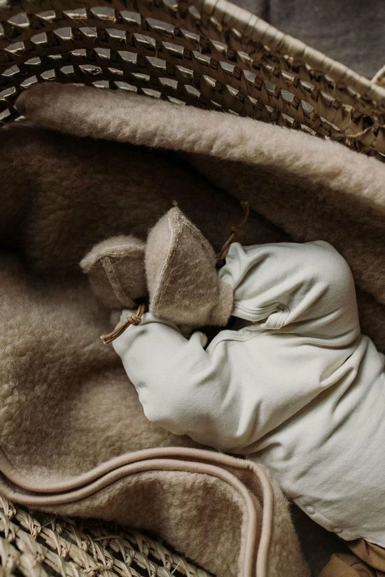 Alwero - Emo Babyslof - 100% Wol - Zand - 0-6mnd 3 Alwero - Emo Babyslof - 100% Wol - Zand - 0-6mnd - Afbeelding 3