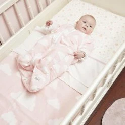 Meyco Ledikant Laken Met Bies - 100x150 Cm - Lichtroze -Telano-winkel 550x825 100