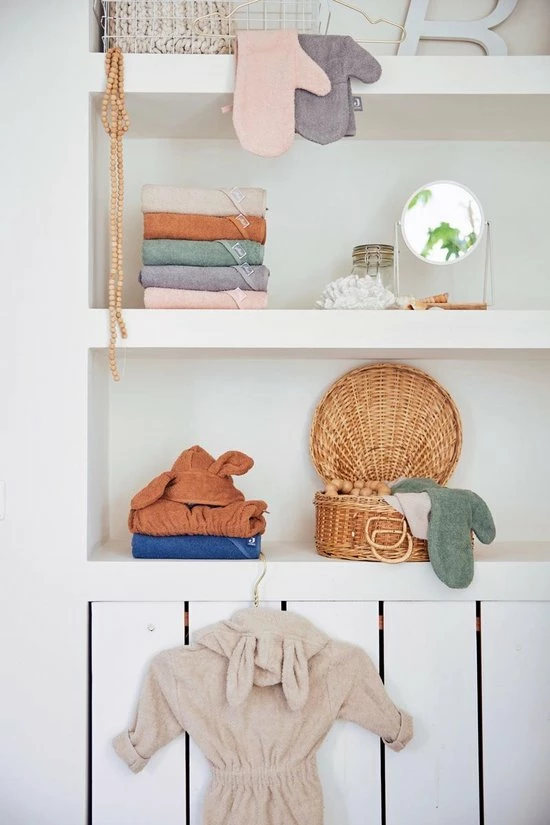 Jollein Baby Washand Badstof - Jeans Blue 4 Jollein Baby Washand Badstof - Jeans Blue - Afbeelding 4