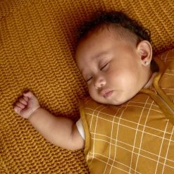 Meyco Double Diamond Winter Baby Slaapzak Gevoerd - 110 Cm - Honey Gold -Telano-winkel 550x825 35