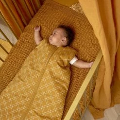 Meyco Double Diamond Winter Baby Slaapzak Gevoerd - 110 Cm - Honey Gold -Telano-winkel 550x825 36