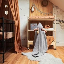 Jollein Aankleedkussenhoes Snake Jersey 50x70cm - Pale Pink -Telano-winkel 550x825 71