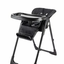 Xadventure X Adventure V2 Kinderstoel / Eetstoel -Inklapbaar- Incl. Eettafel & 5-Puntsgordel - Zwart -Telano-winkel 550x825 90