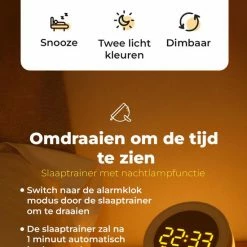 Twiish® Slaaptrainer – Kinderwekker – Nachtlampje – Wake Up Light – USB 15 Twiish® Slaaptrainer – Kinderwekker – Nachtlampje – Wake Up Light – USB -Telano-winkel 550x828