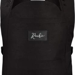 ROOKIE Baby Premium Draagzak- Design Buikdrager - Comfortabel En Ergonomisch - Pasgeboren Babydrager - Peuterdrager - Biologisch Katoen (Zwart) -Telano-winkel 550x830